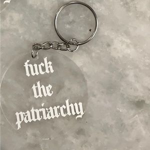 Fuck The Patriarchy Taylor Swift Keychain